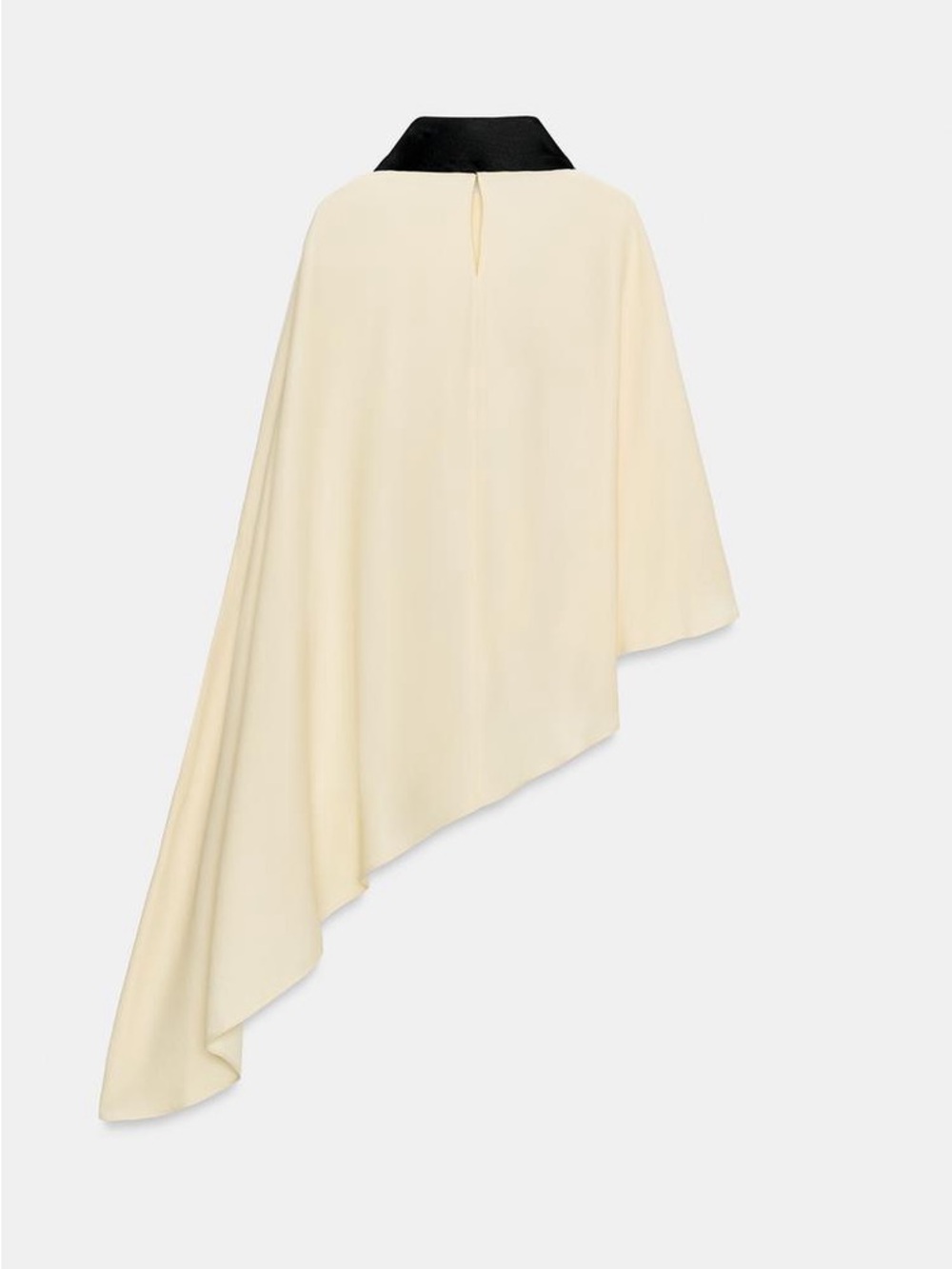 ZARA ZW COLLECTION ASYMMETRIC SCARF BLOUSE - Picture 3 of 15